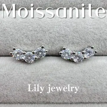 모이사나이트 귀걸이 심플 플라티나 럭셔리 작은 알갱이 다이아 인기 상품