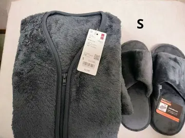 UNIQLO 퍼리 플리스 세트 가디건