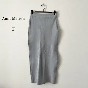 Z12-030 Aunt Marie's 니트 스커트 F 백 슬릿