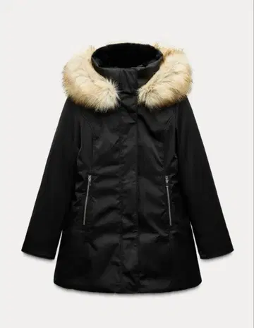 zara 코트 다운 자켓 퍼 포함