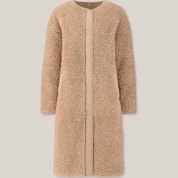 유니클로 플리스 보아 자켓 코트 XL