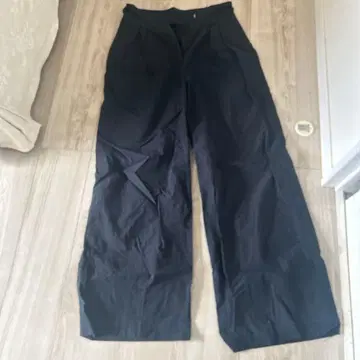 MAISON SPECIAL 블랙 와이드 팬츠 M