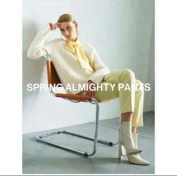 띠어리 루스 워셔블 소프트 팬츠 블루 스카이블루