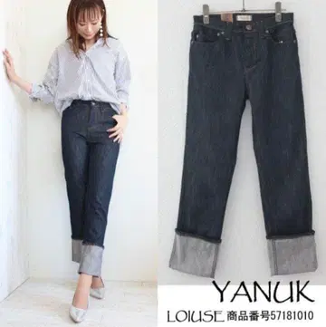 YANUK 롤업 스트레이트 데님 팬츠 LOUISE (루이즈)