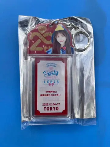치바 에리 AKB48 전국 투어 복권 지역 한정판 아크릴 키링 도쿄