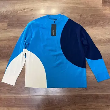 [ 미사용 새상품 ] UNITED TOKYO 컬러 블록 스웨터 사이즈 1