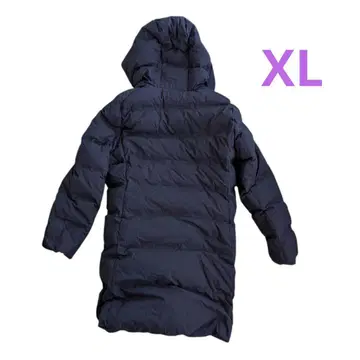 UNIQLO 네이비 심리스 다운 코트 XL 사이즈