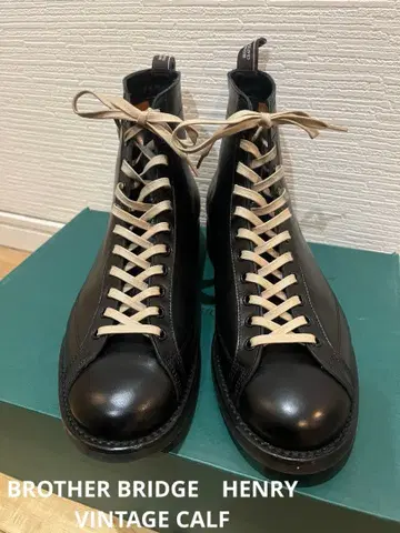 BROTHER BRIDGE HENRY VINTAGE BLK/CALF