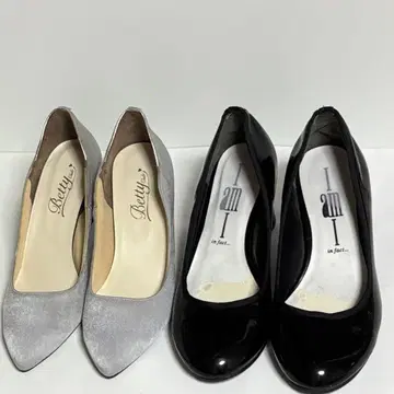 i am i 베티 클럽 펌프스 여성 신발 묶음 판매 블랙 에나멜