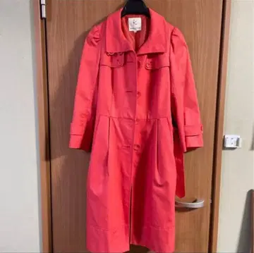 쿠미쿄쿠 KUMIKYOKU 코트 오렌지 M 사이즈