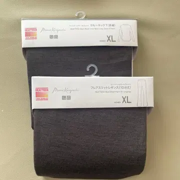 HEATTECH XL 크루넥 T셔츠 & 레깅스 세트