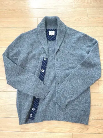 BEAUTY & YOUTH 울 가디건 그레이 M