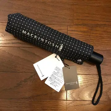 미사용 새상품 MACKINTOSH 접이식 우산 물방울 패턴