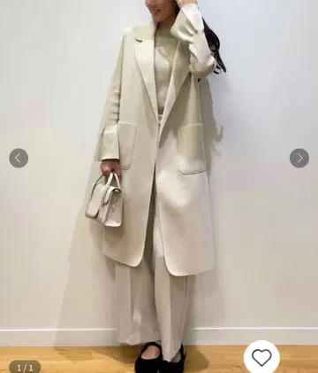 오페크 도트 클립 울 라이크 롱 베스트 M