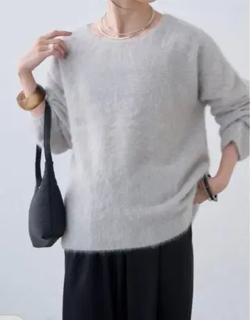 Omekashi 오메카시 퍼 캐시미어 풀오버 새상품