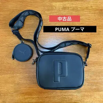 중고품 PUMA 푸마 크로스 바디백 숄더백 블랙