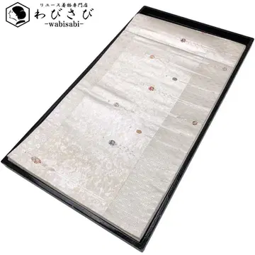 후쿠로 오비 비녀와 빗 호분색 금은사 O-5797