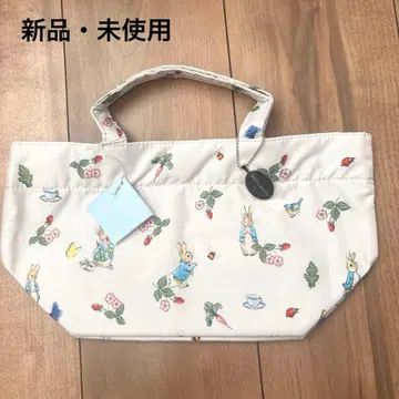 미사용 WEDGWOOD 웨지우드 피터 래빗 토트백 런치 바닥 넓음