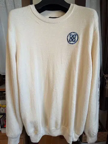 G/FORE 아이보리 안감 부착 스웨터