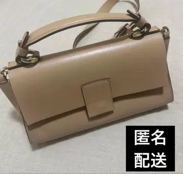 로리테라 베이지 숄더백 플랩식