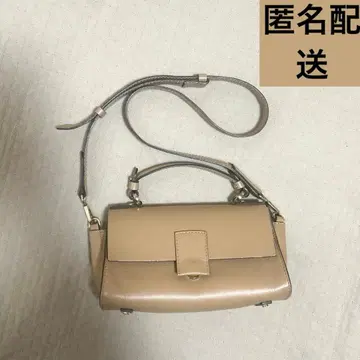 로리테라 베이지 숄더백 플랩식