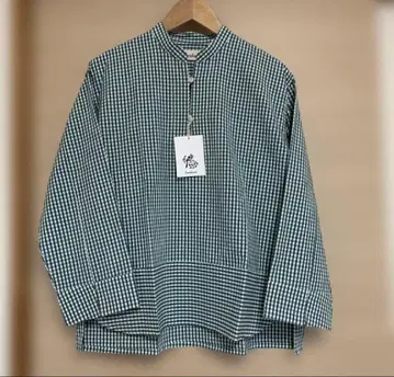 새상품 미착용 사라웨어 sarah wear 깅엄 체크 셔츠