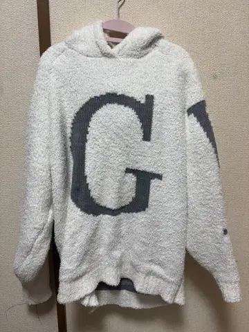 G 로고 플리스 후드 후드티