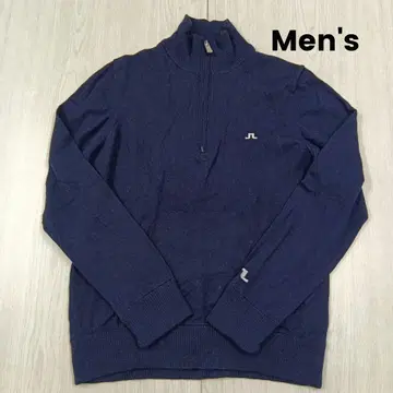 [ 새상품급 ] J.LINDEBERG 남성용 하프 지퍼 스웨터 L