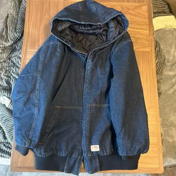 Java 자바 데님 자켓 [ XL ] 액티브 자켓 두꺼운 원단 후드