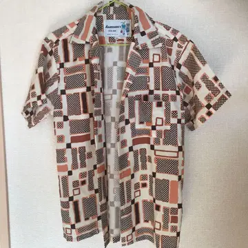 Aardvark's Odd Ark M 반팔 셔츠 기하학 패턴