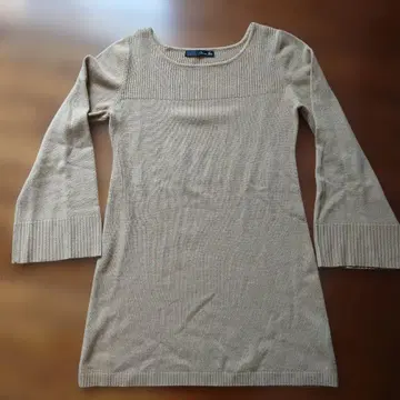 캐시미어 100% 에드윈 튜닉 기장 스웨터