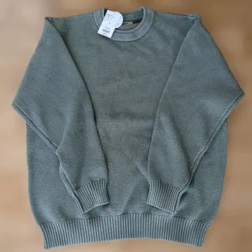 BAYFLOW 베이플로우 페이드 컬러 니트 풀오버 카키