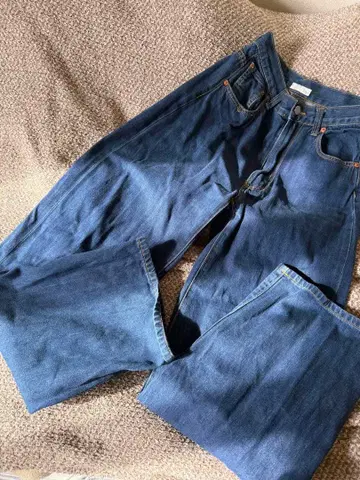 idem Ufufu Denim Pants 빨간색 귀 데님 L