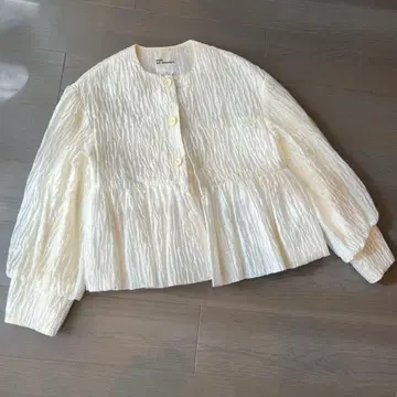 noir kei ninomiya 노카라 자켓 M 화이트