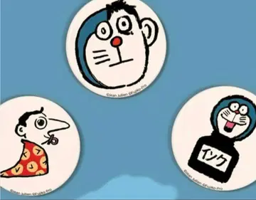 도라에몽 캔뱃지 세트 장줄리앙