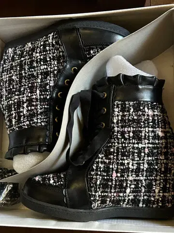 유메텐보 트위드 부츠