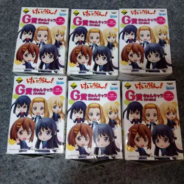 케이온! 제일복권 프리미엄 G상 큥캐릭터 전 6종 세트