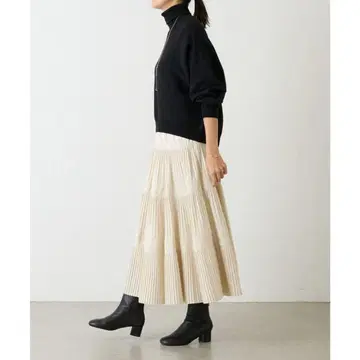 BEARDSLEY 플리츠 캉캉 스커트