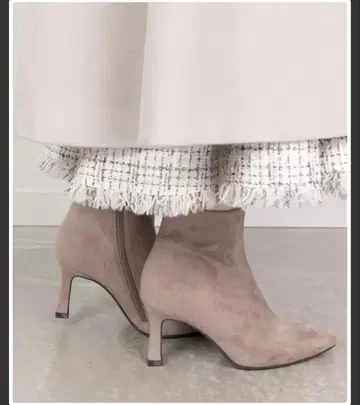 그레이지 스틸레토 힐 숏부츠