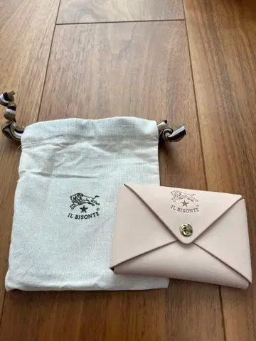 [하자 새상품] 일비종떼 IL BISONTE 명함지갑 가죽