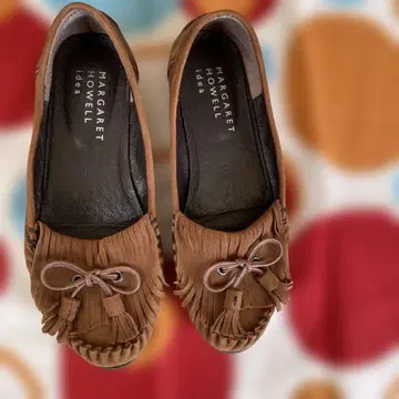 MARGARET HOWELL 브라운 플랫슈즈