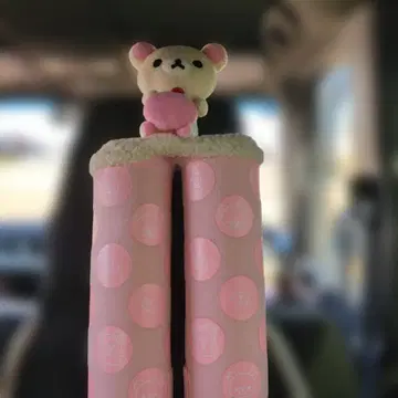 리락쿠마 봉제 인형 포함 쿠션