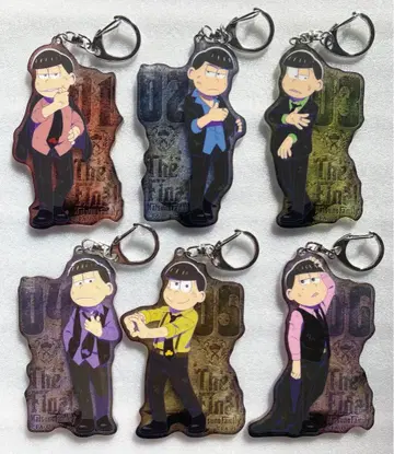 오소마츠 6쌍둥이 MatsunoFamily 아크릴 키링 전 6종 세트