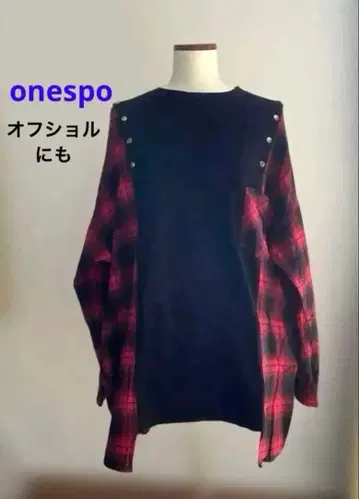 원스포 셔츠 오프숄더 2way onespo 긴팔 셔츠