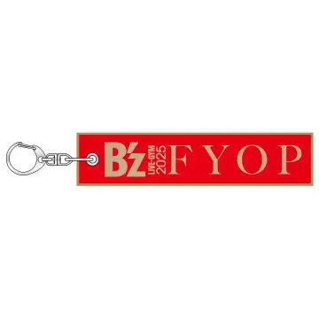 B'z FYOP 플라이트 택 빨간색