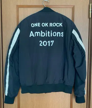 ONE OK ROCK Ambitions 2017 MA-1 자켓