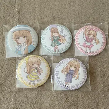 이웃집 천사님 레트로 아이돌 복권 시이나 마히루 E상 캔뱃지