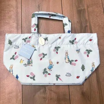 미사용 WEDGWOOD 웨지우드 피터 래빗 토트백 바닥 스카이블루