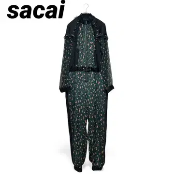 새상품급 sacai 사카이 19SS 레오파드 점프수트 일본제