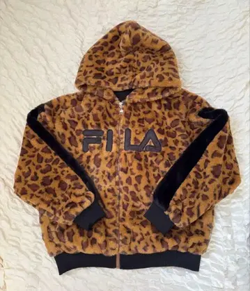 [ 미사용 ] FILA 휠라 레오파드 무늬 자켓 S 사이즈